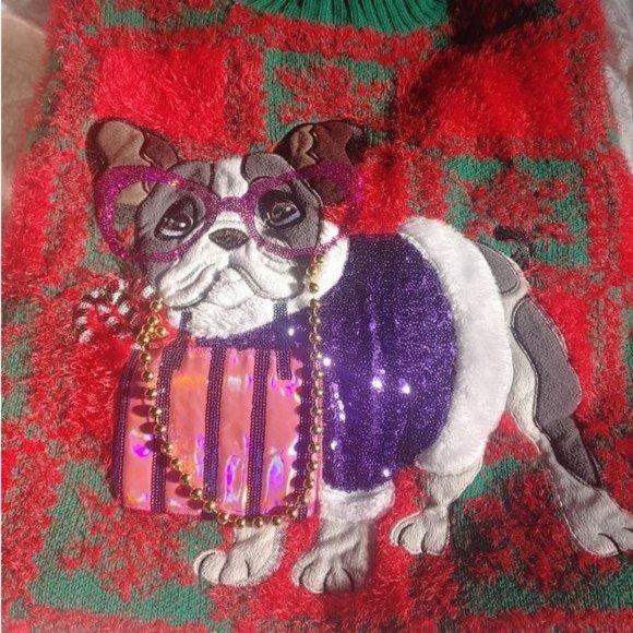 Dog Ugly Christmas Sweater - Picture 2 of 6